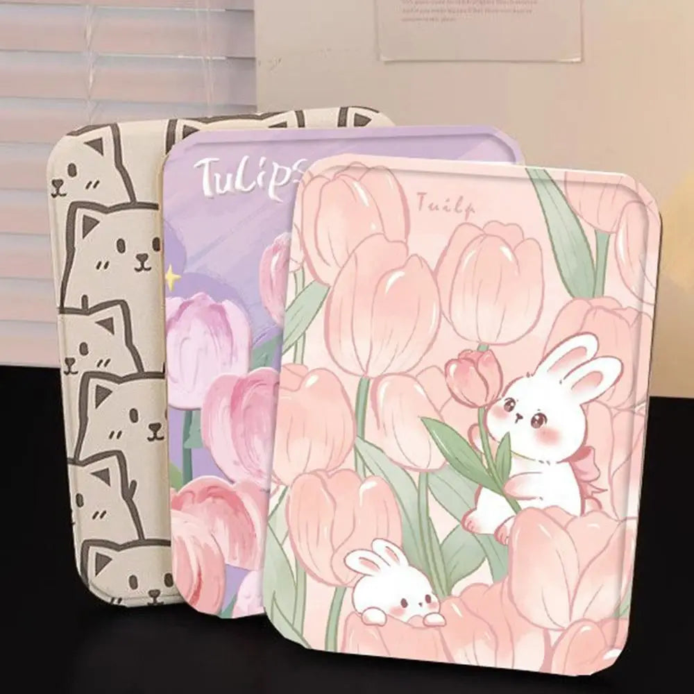 Folding Floral Desktop Makeup Mirror | Flip-Top Compact Desktop Makeup Mirror QXL