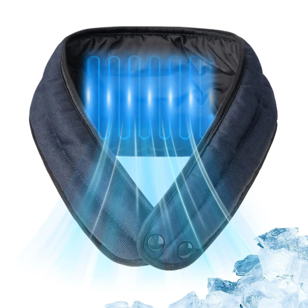 Wearable Neck Cooling Wrap | Reusable Ice Silk Summer Neck Cooling Wrap QXL