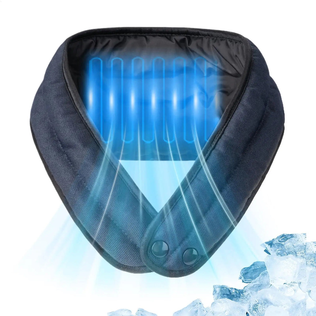 Wearable Neck Cooling Wrap | Reusable Ice Silk Summer Neck Cooling Wrap QXL
