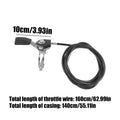 Universal Throttle Cable Kit | Tiller, Mower, Bike & Boat Throttle Cable Kit QXL kit