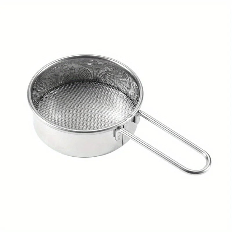 Stainless Steel Handheld Shaker Sieve – Cocoa, Matcha & Flour Kitchen Sieve Sifter QXL 1pc