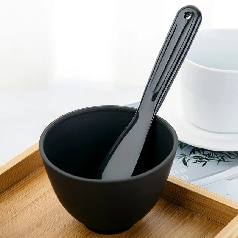 Face Mask Mixing Bowl Kit | Brush, Spatula & Spoon Set Face Mask Tool Kit QXL