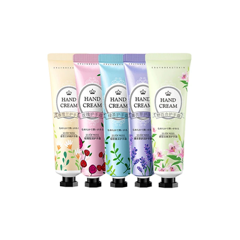 5-Pack Scented Hand Cream Set | Deep Moisturizing Gift Hand Cream Set QXL