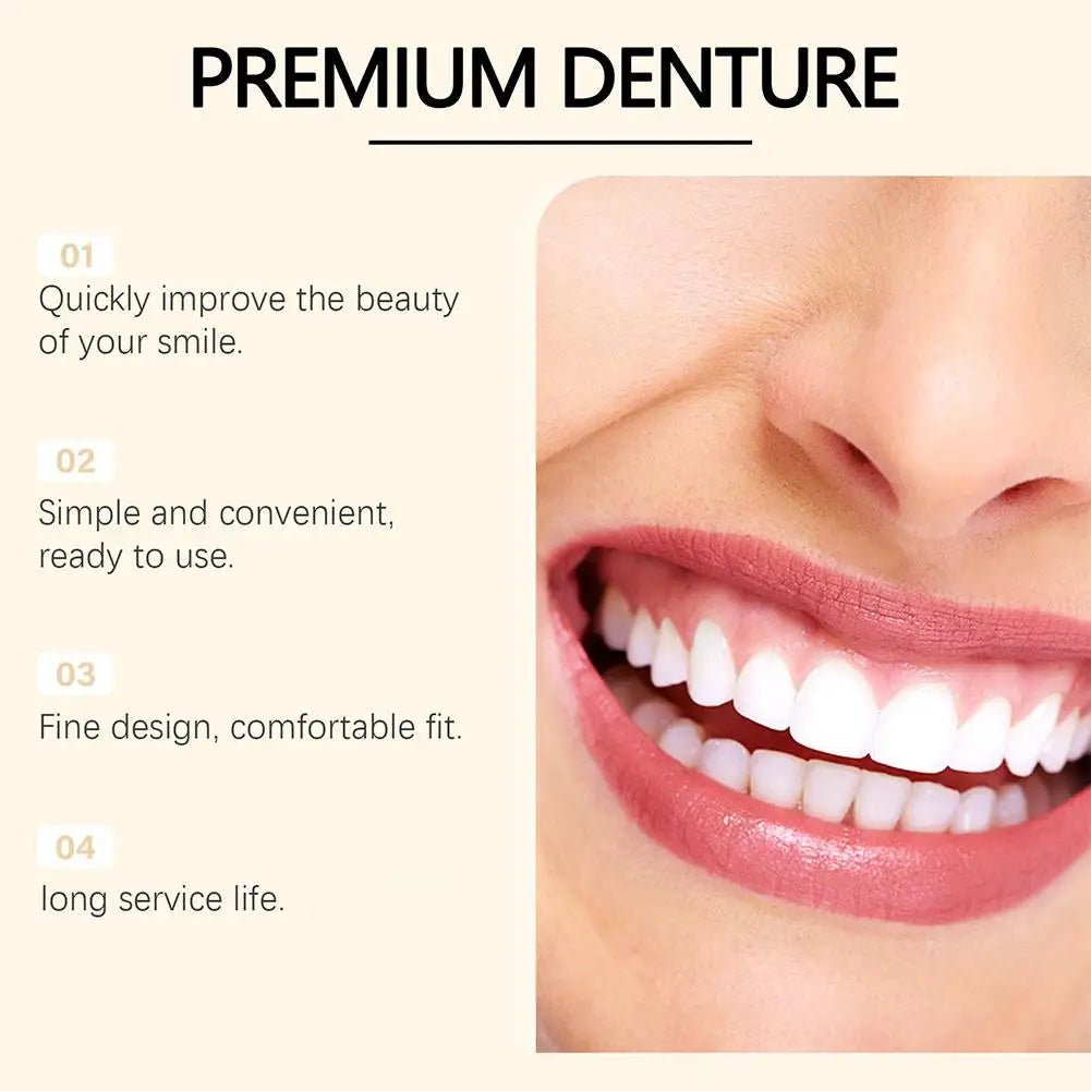 Reusable Silicone False Teeth Cover | Cosmetic Denture Set Cosmetic Denture Set QXL