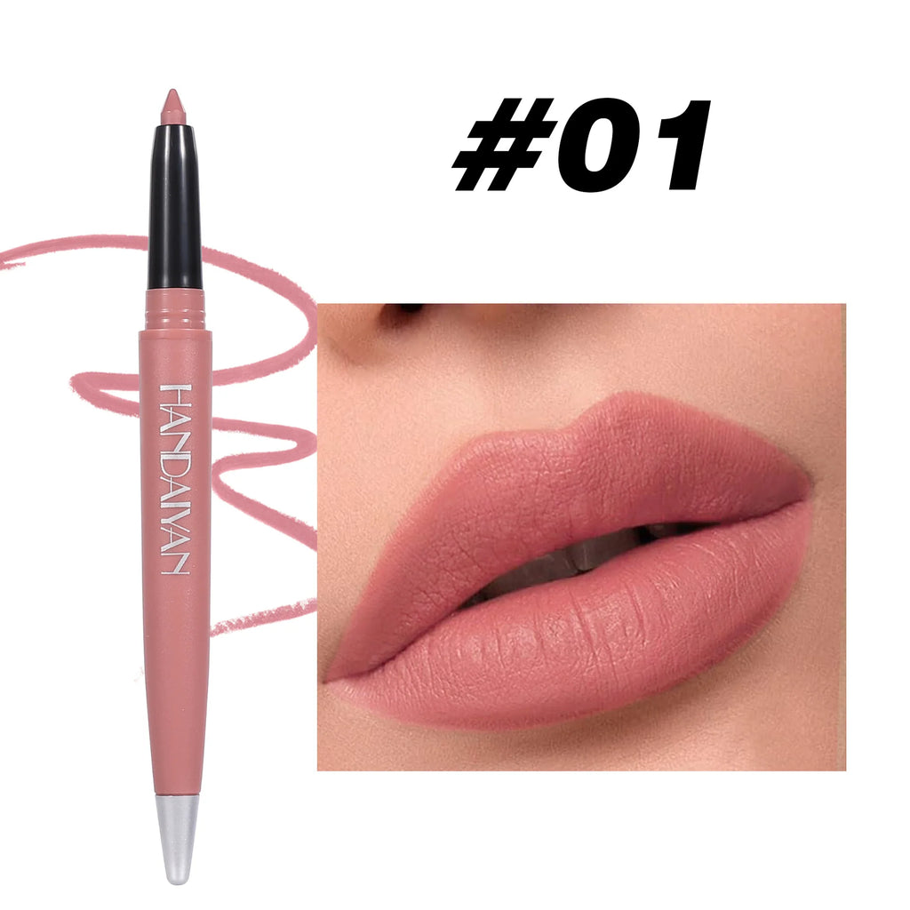 Handaiyan Matte Lip Liner Pen – 6 Shades, Waterproof Matte Lip Liner QXL 01 0.45g