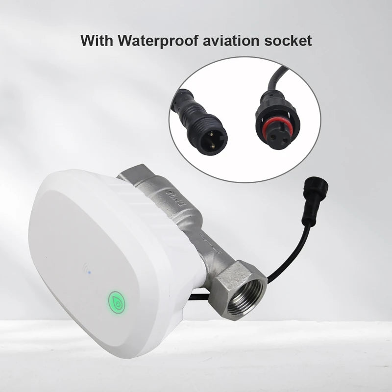 Tuya WiFi Smart Water Valve DN20 DN25 | App & Voice Control Smart Water Valve QXL
