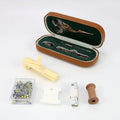 Vintage Sewing Tool Set with Wooden Box | DIY Embroidery Gift Sewing Tool Set QXL Copper