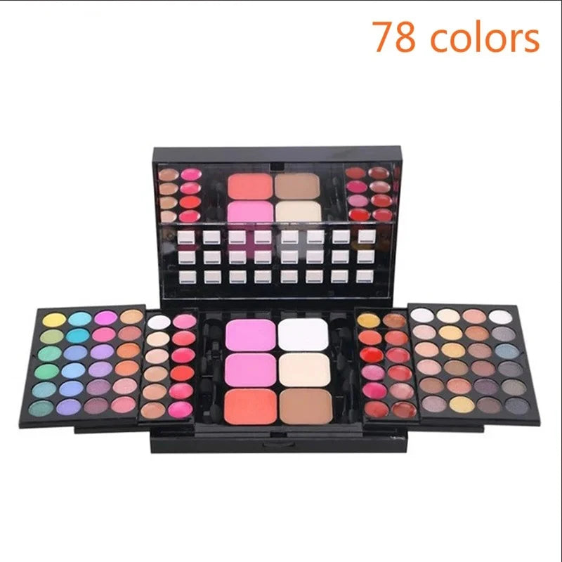 VERONNI 40/74/78 Color Eyeshadow Palette – Matte & Glitter Eyeshadow Palette QXL 78 colors