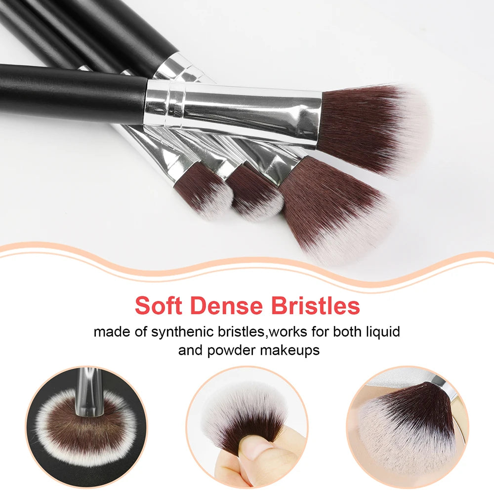 13-Piece Soft Fluffy Makeup Brush & Sponge Set Makeup Brush Set QXL