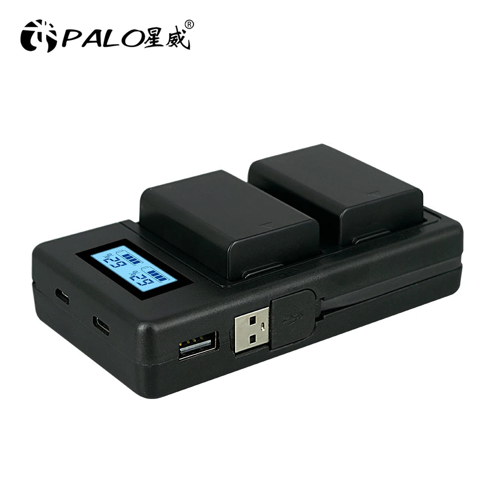 PALO EN-EL15C LCD Charger for Nikon Z5 Z6 Z7 D850 D780 D7500 Camera Battery Charger QXL