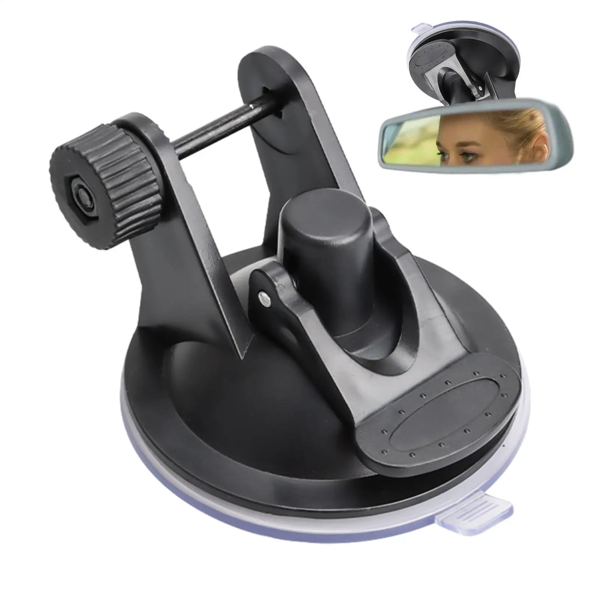 Universal Dash Cam Suction Cup Mount | 180° Adjustable Car Holder Dash Cam Mount QXL