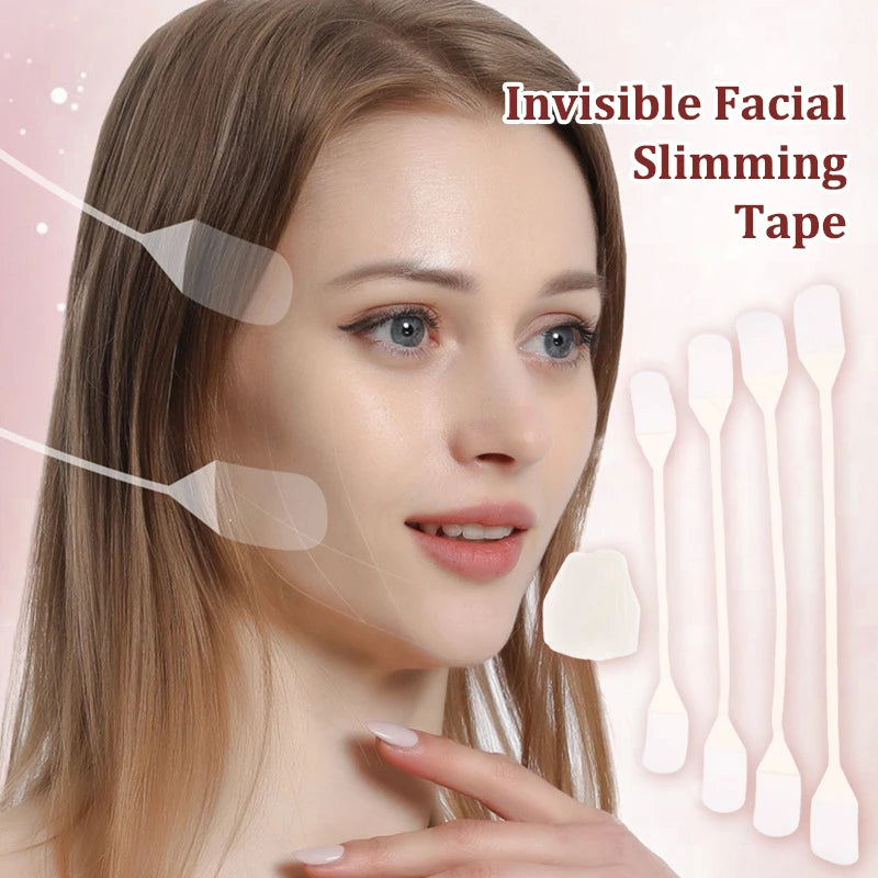 Invisible Face Lift Tape – Neck Eye Lifting Patches | 4 Strips + 20pc Face Lift Tape QXL