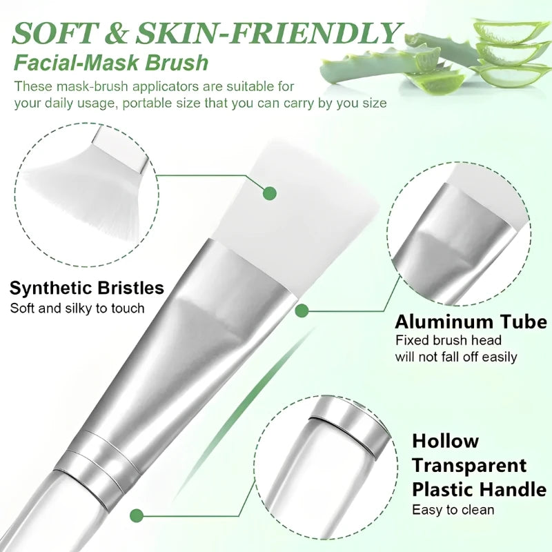 Facial Mask Applicator Brushes Set | Soft Skin Care Tool Mask Applicator Brush QXL