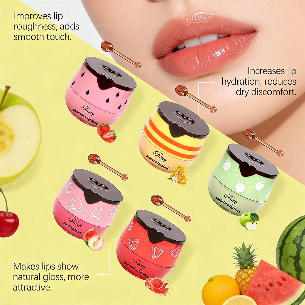 Propolis Lip Mask Stick | Overnight Hydrating Lip Balm 5.5g Lip Mask Stick QXL