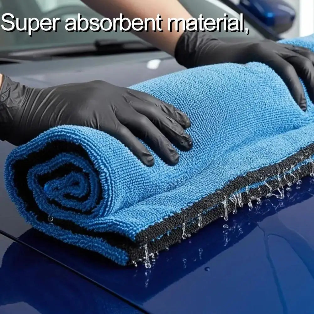 Microfiber Car Detailing Towel | Quick-Dry Auto Wash Cloth Car Detailing Towel QXL