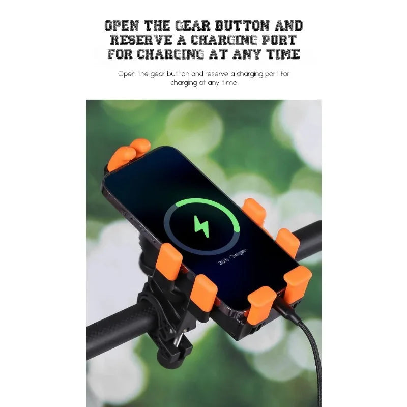 360° Rotatable Bike Phone Holder – Shockproof Universal Mount Bike Phone Mount QXL
