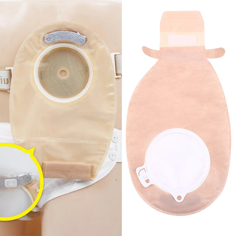 Two-Piece Drainable Colostomy Bags | Ileostomy Stoma Pouches 10pk Ostomy Colostomy Bags QXL
