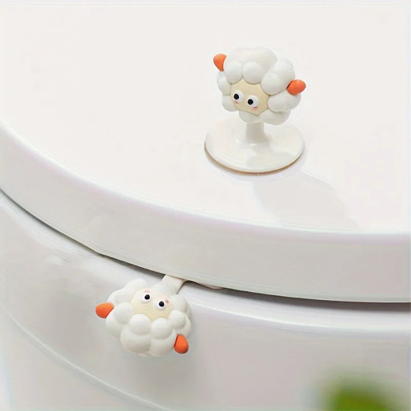 Cartoon Toilet Lid Lifter Handles | Anti-Dirty Seat Set Toilet Lid Lifter QXL