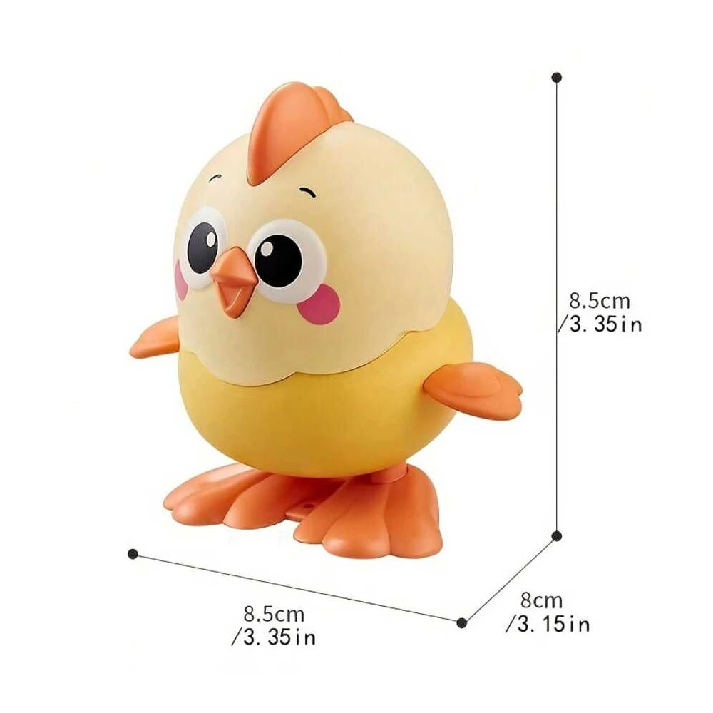 Wind-Up Jumping Chicken Toy | Clockwork Kids Birthday Gift Wind-Up Toy QXL