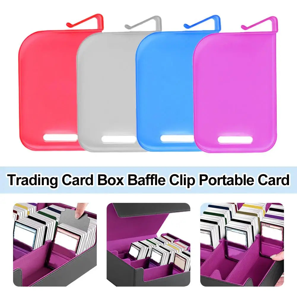 5-Pack Trading Card Divider Clips | Card Box Organizer Set Card Box Organizer QXL