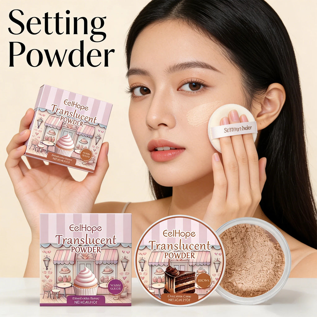 Eelhope Oil Control Loose Setting Powder – Matte Finish 6g Loose Setting Powder QXL