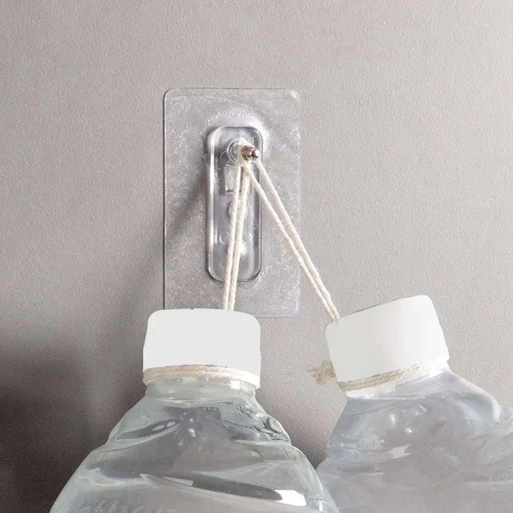 Nail-Free Adhesive Wall Hook | No-Drill Screw Sticker Hanger Adhesive Wall Hook QXL