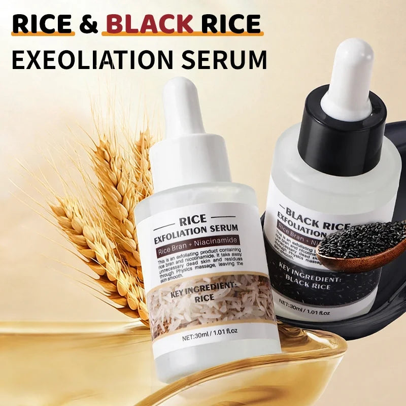 2-Piece Black Rice Exfoliating Essence Travel Skincare Set Exfoliating Skincare Set QXL