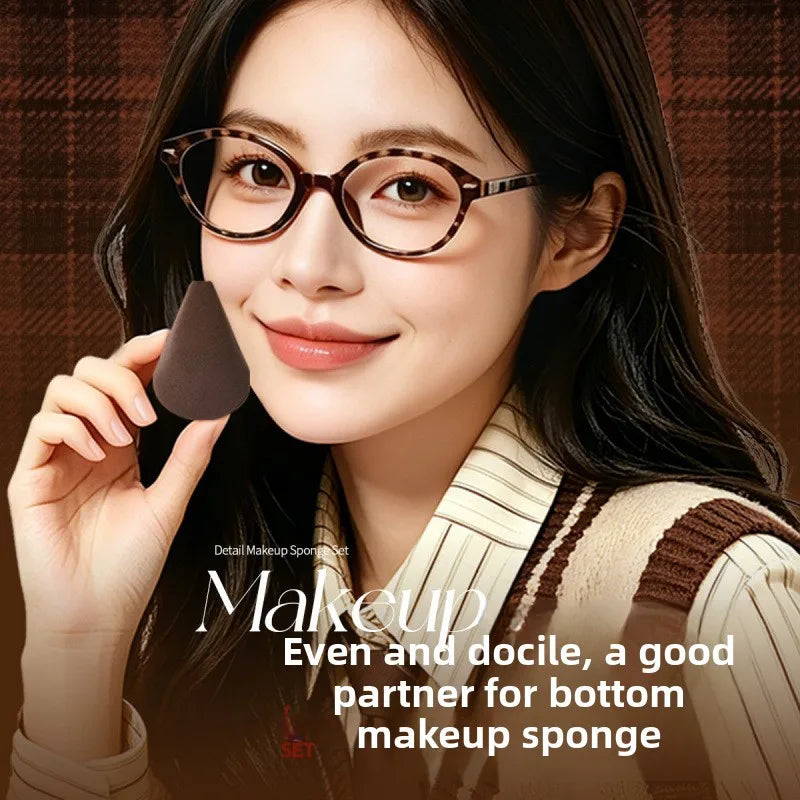 2-Pack Finger Shape Makeup Sponge | Blending Puff Set Makeup Sponge Set QXL