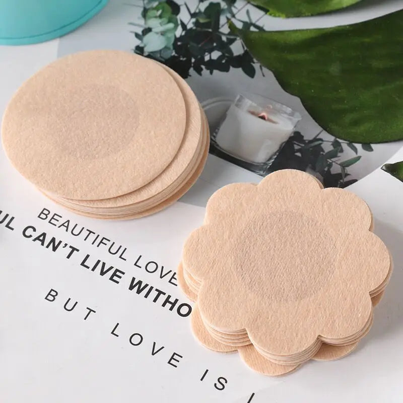 Disposable Invisible Nipple Covers | Self-Adhesive Breast Petals Nipple Covers QXL