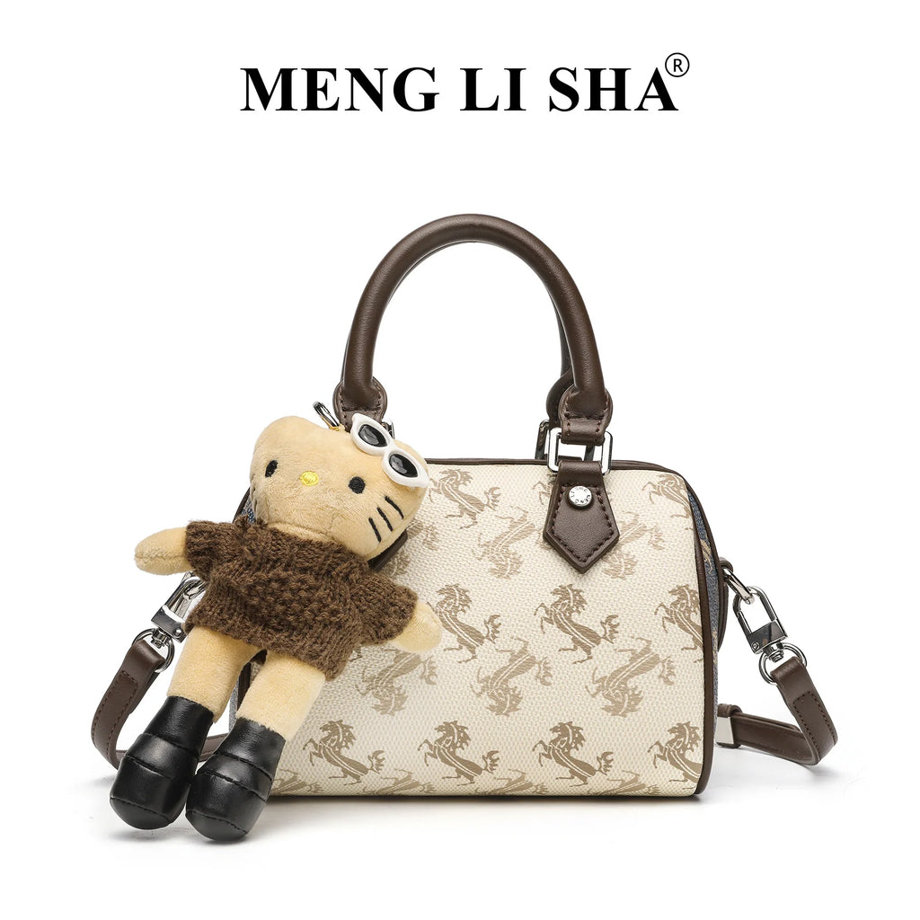 Parisian Chic Leather Diaper Bag | Luxury Crossbody Tote Leather Diaper Bag QXL 1