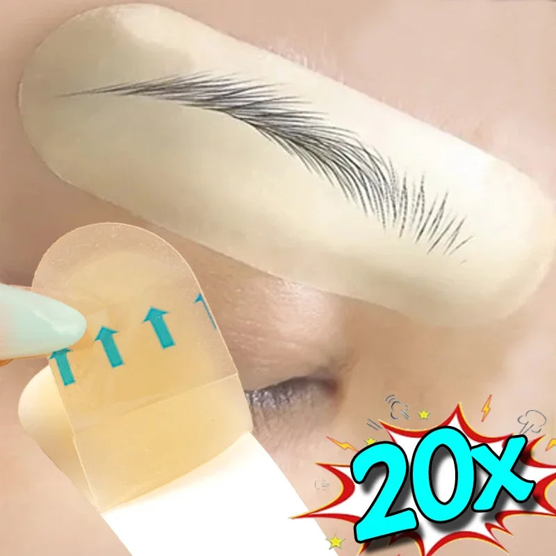 Silicone Eyebrow Tattoo Practice Patches | Microblading Training Tattoo Practice Patches QXL