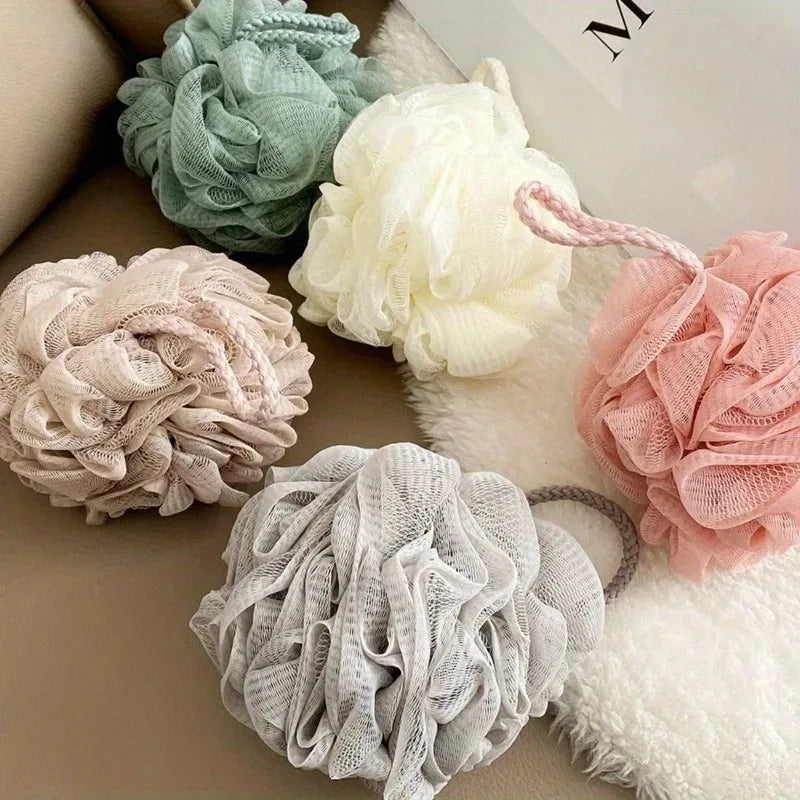 Super Soft Mesh Bath Sponge Ball | Foaming Body Scrubber Bath Sponge Scrubber QXL