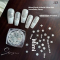 Winter Snowflake Nail Sequins | Christmas Nail Art Glitter Nail Art Sequins QXL A3