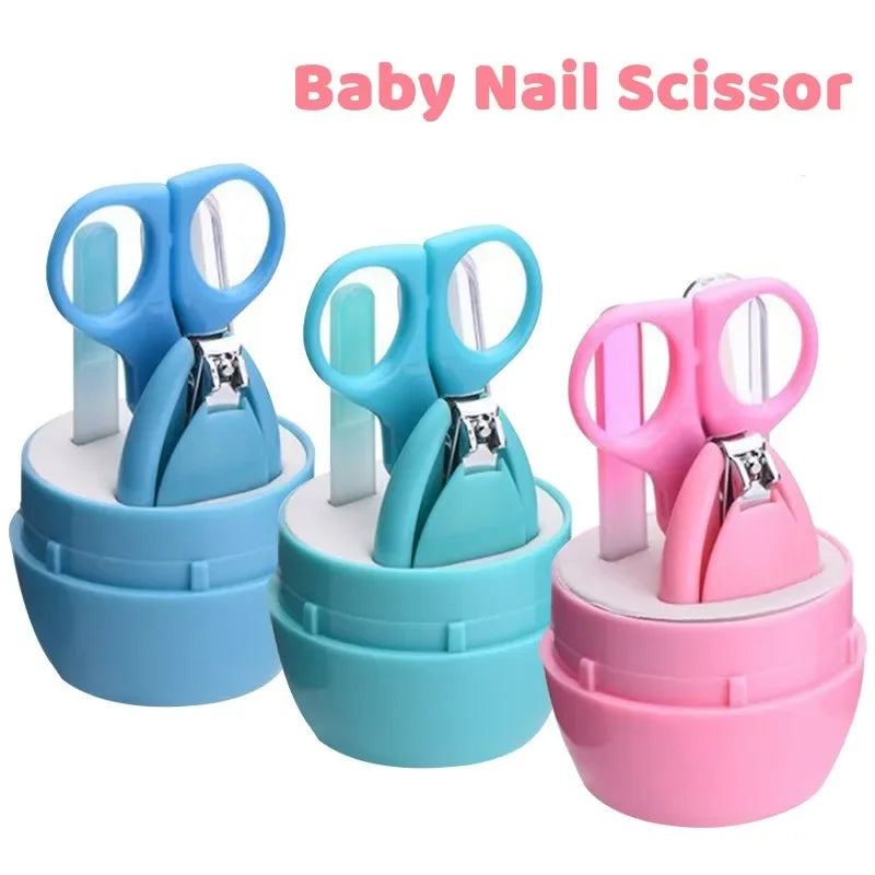 Baby Nail Care Kit – Clipper, Scissor, Trimmer & Tweezer Set Baby Grooming Kit QXL