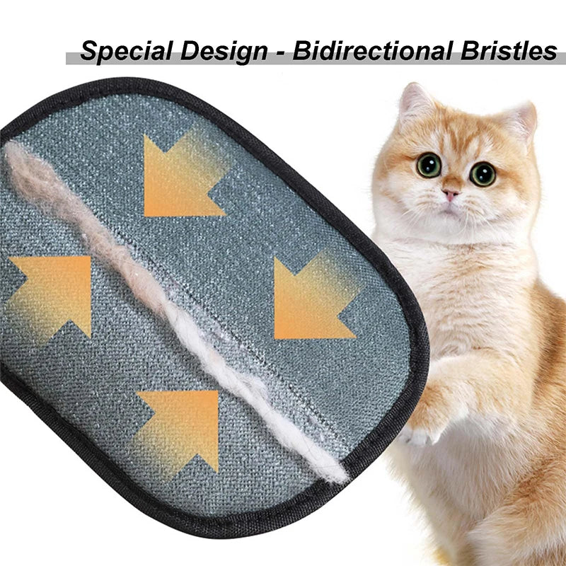 Electrostatic Pet Hair Remover Glove for Cats & Dogs Pet Grooming Glove QXL