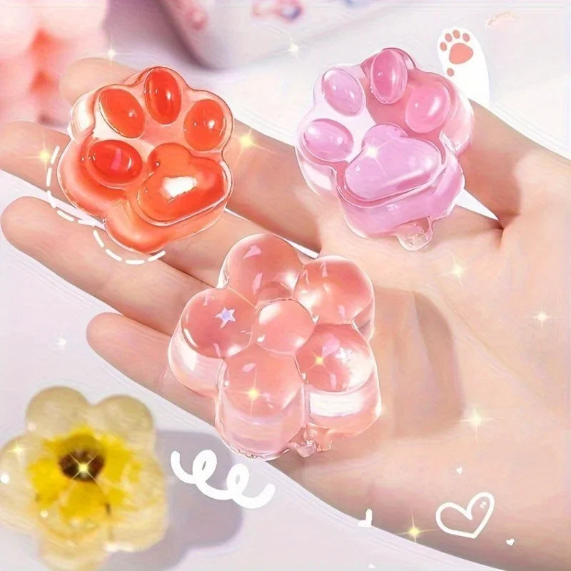 6-Pc Cat Paw Quicksand Resin Shaker Silicone Mold Set DIY Resin Silicone Mold QXL