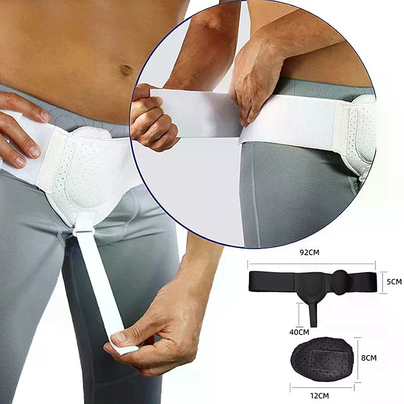 Breathable Hernia Belt Truss | Inguinal Groin Support Strap Hernia Support Belt QXL