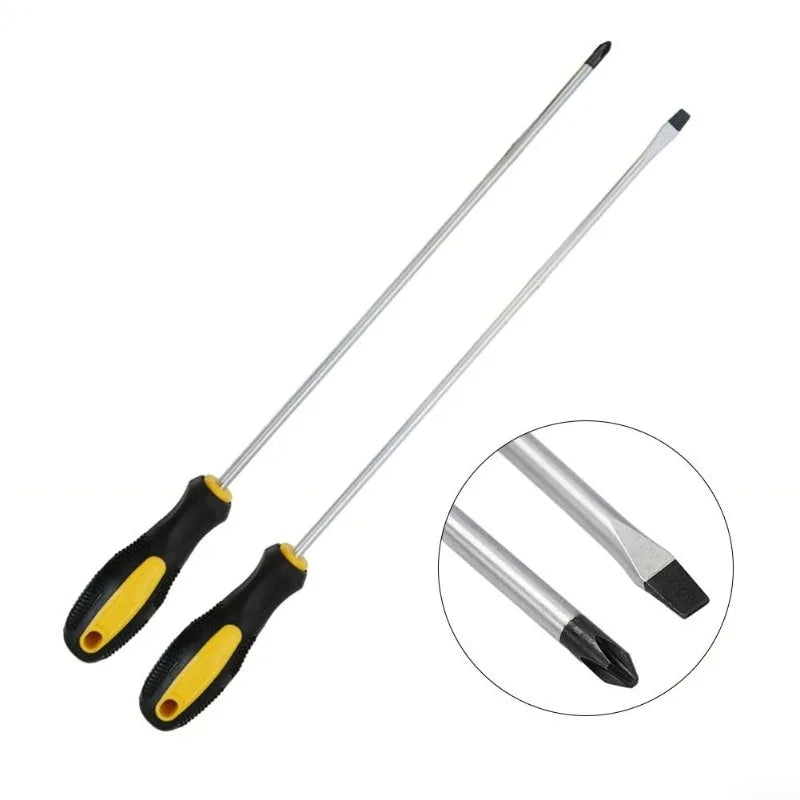 5-Piece Magnetic Flathead Screwdriver Set – Ergonomic Handle Screwdriver Set QXL