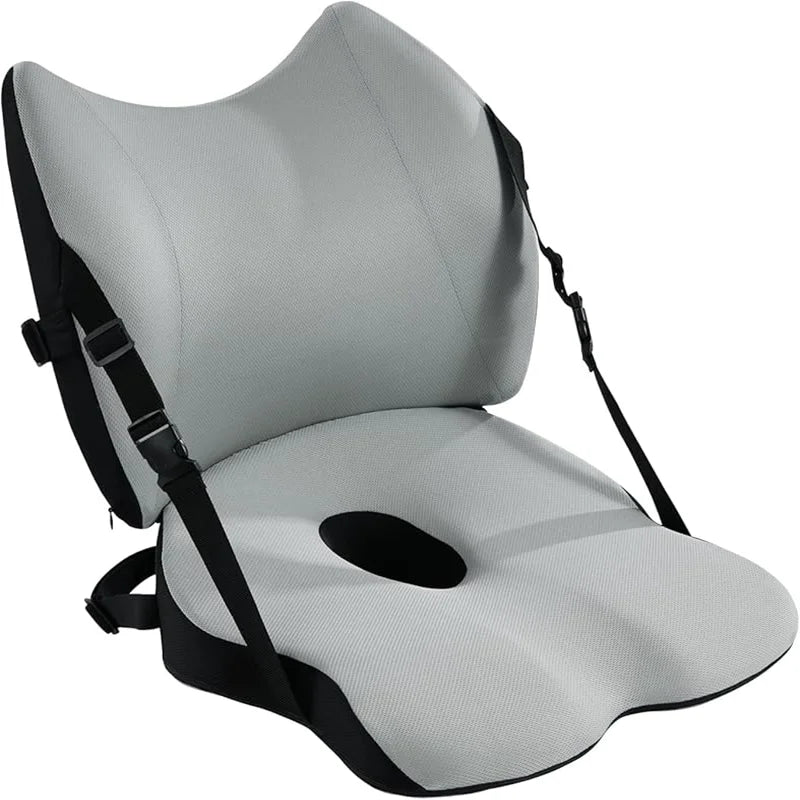 Memory Foam Seat & Back Cushion for Car, Office & Home Memory Foam Cushion QXL
