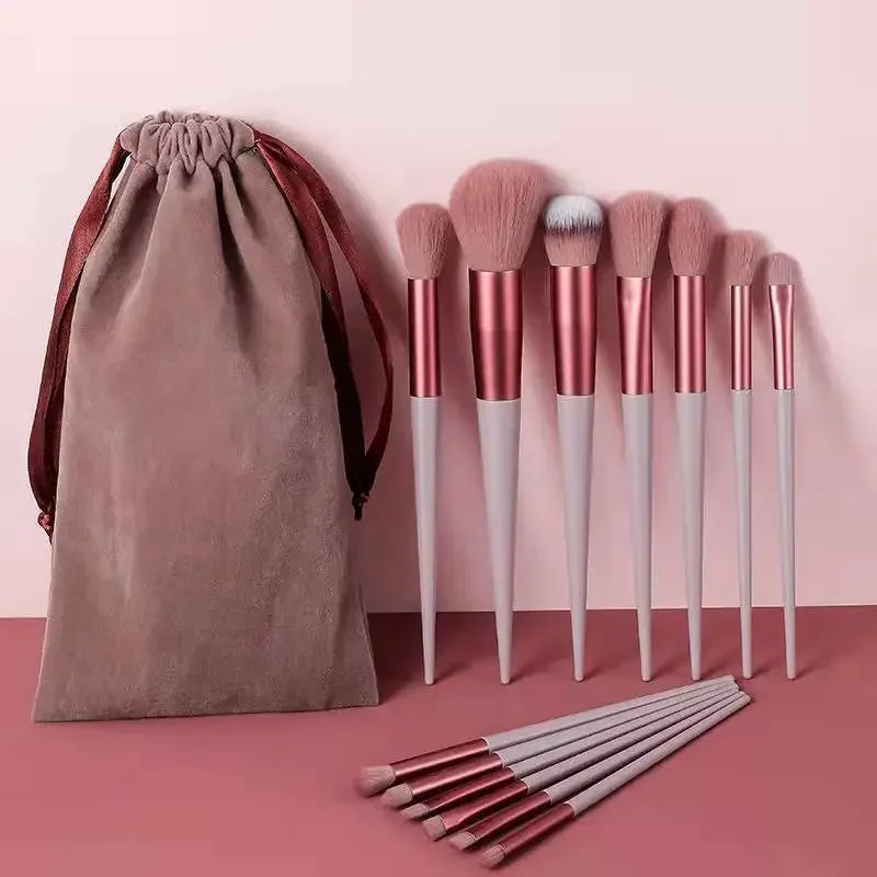 13-Piece Makeup Brush Set | Eyeshadow, Blush & Foundation Makeup Brush Set QXL