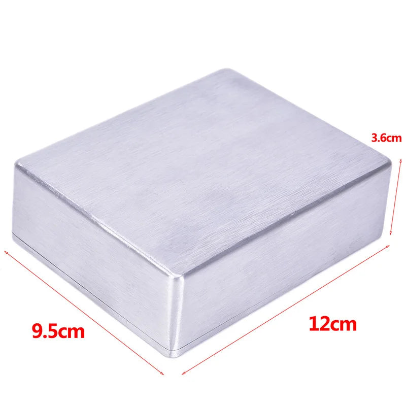 1590BB Aluminum Stomp Box Enclosure | Guitar Effects Pedal Pedal Enclosure QXL Silver