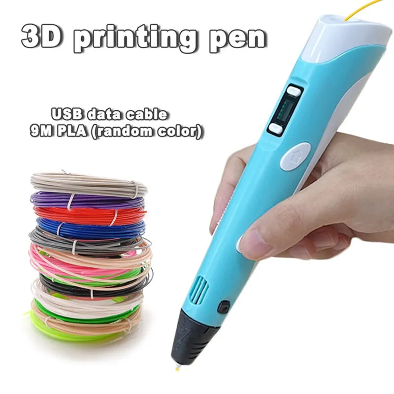 USB 3D Drawing Pen with 9M PLA Filament | Kids Art Gift 3D Drawing Pen QXL