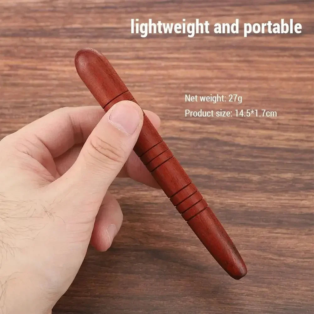 Wooden Acupressure Massage Stick | Portable Meridian Tool Acupressure Massage Stick QXL