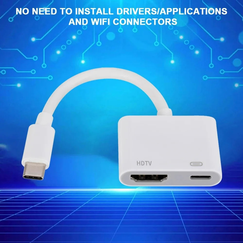 USB-C to HDMI 4K 60Hz Adapter for iPhone, MacBook & More USB-C HDMI Adapter QXL