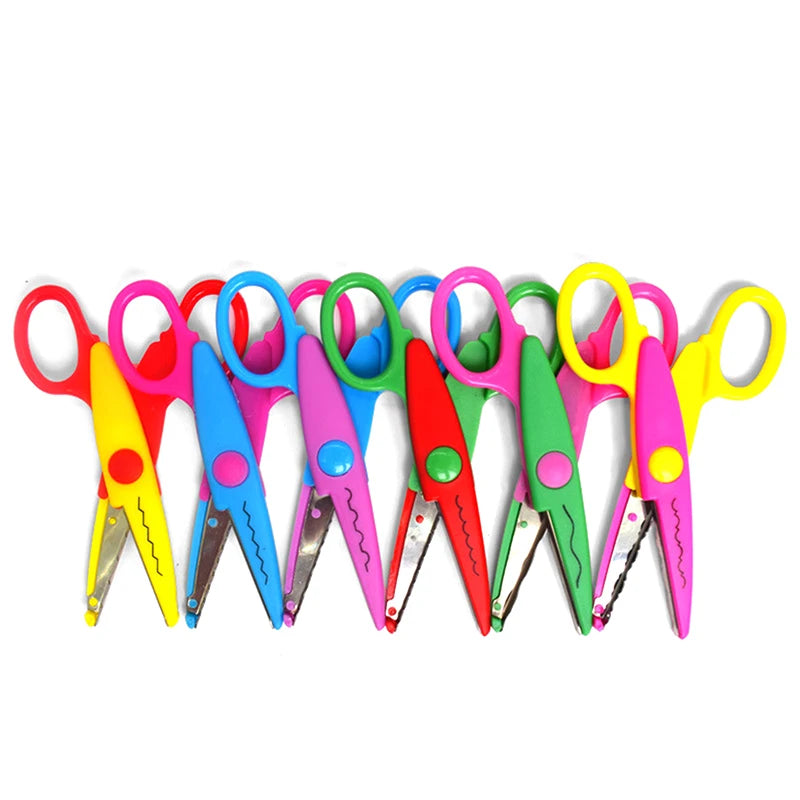 6-Piece Decorative Edge Scissors Set | Wavy DIY Craft Cuts Decorative Craft Scissors QXL