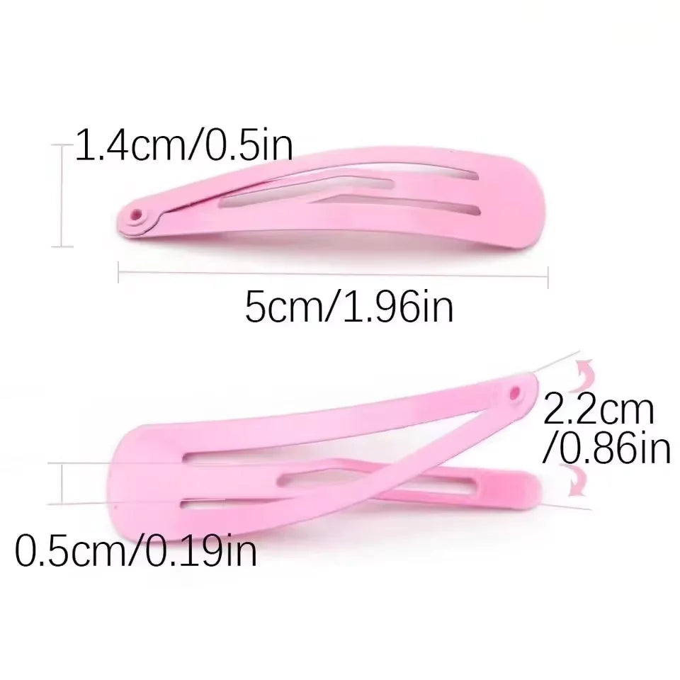 Girls Candy Color Hair Clips | Korean Barrettes 10-Pack Girls Hair Clips QXL