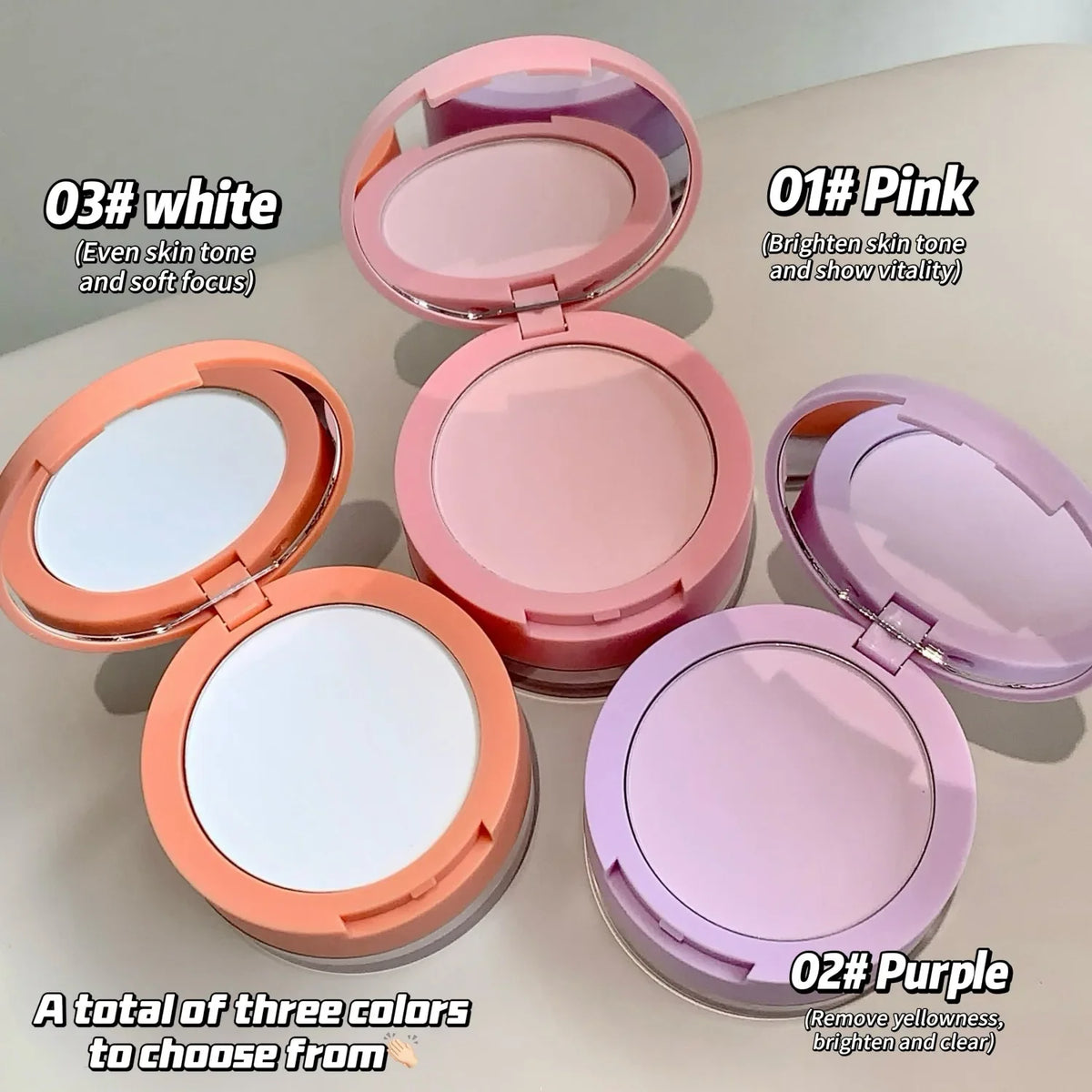 Dual-Effect Pressed Powder Compact | Concealer & Contour Pressed Powder Compact QXL