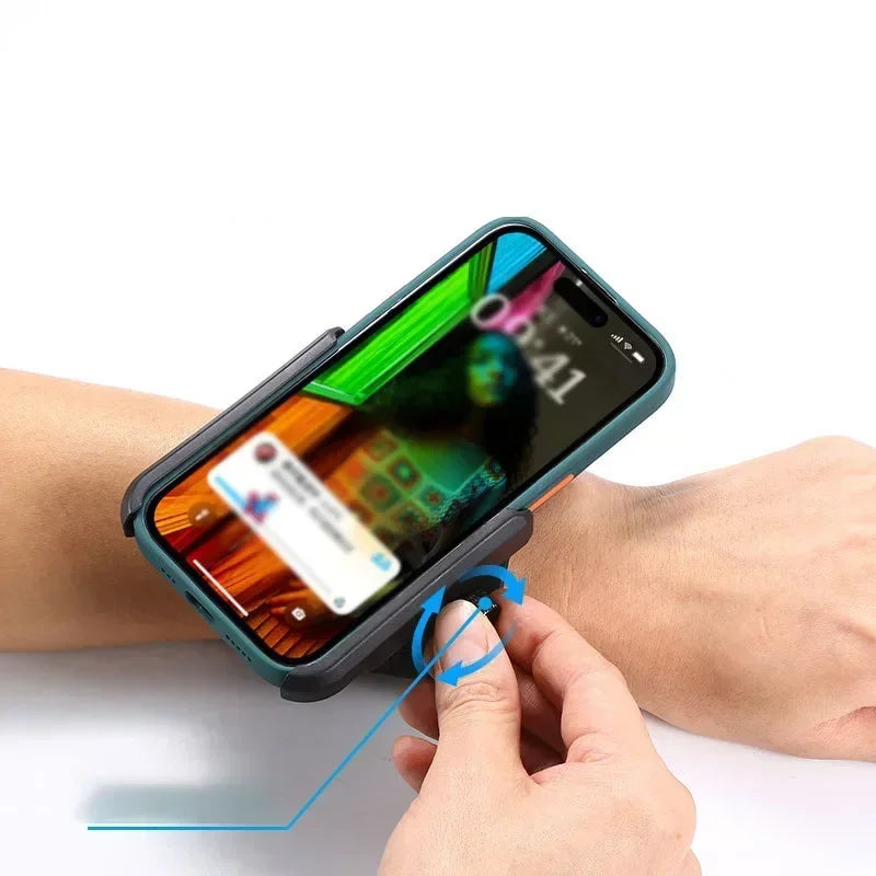 360° Rotating Armband Phone Holder for iPhone & Samsung Phone Armband Holder QXL