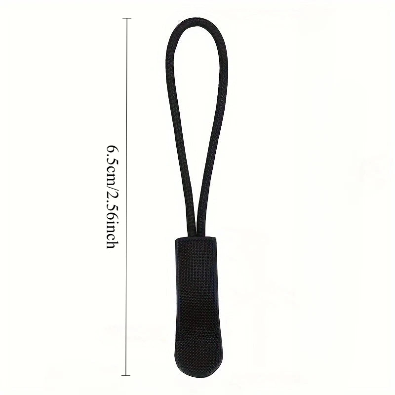 Black Replacement Zipper Pulls & Cord Extenders | Bags & Jackets Zipper Pull Extender QXL