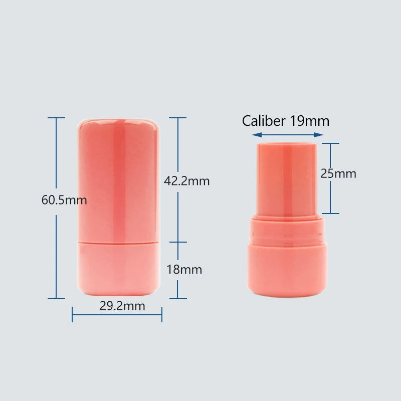 8g Empty Rotatable Lip Balm Tube with Lid | DIY PP Plastic Lip Balm Container QXL